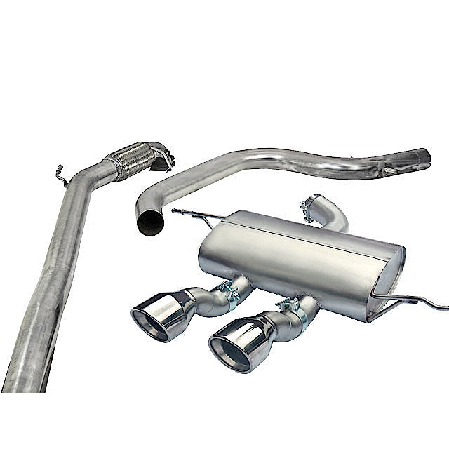 Seat Leon Cupra R Mk2 1P 2.0 T FSI (10-12) Turbo Back Performance Exhaust - Cobra Sport
