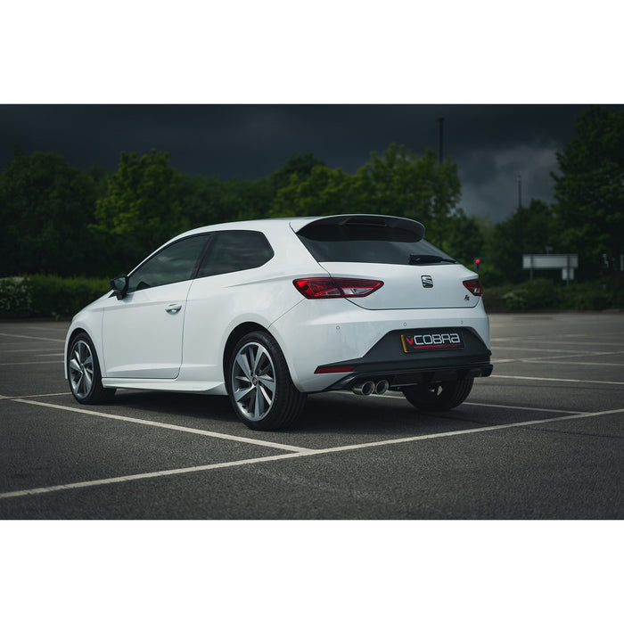 Seat Leon FR 1.4 EcoTSI 150 (5F) (12-17) Venom Cat Back Performance Exhaust - Cobra Sport