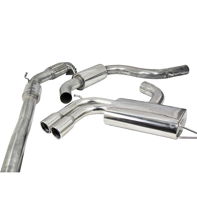 Seat Leon FR Mk2 1P 2.0 T FSI (06-13) Turbo Back Performance Exhaust - Cobra Sport