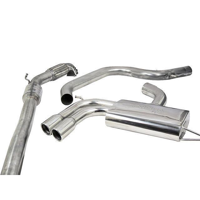 Seat Leon FR Mk2 1P 2.0 T FSI (06-13) Turbo Back Performance Exhaust - Cobra Sport