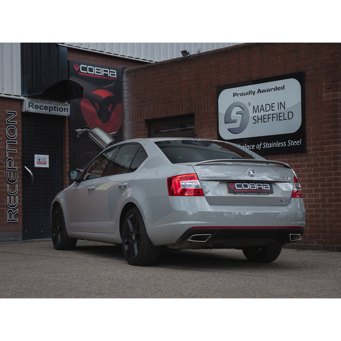 Skoda Octavia vRS 2.0 TSI (5E) (13-18) Resonator Delete Performance Exhaust - Cobra Sport