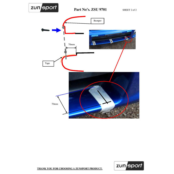 Subaru Impreza Bug Eye - Full Grille Set - Zunsport
