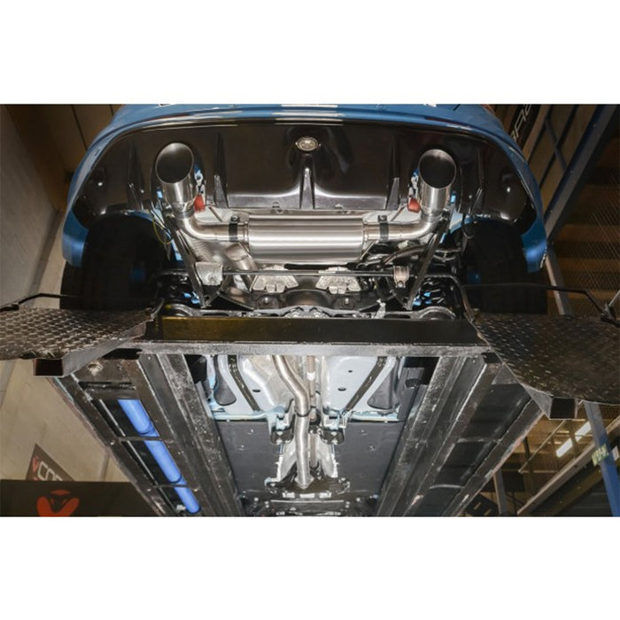 Cobra Sport Valved & Resonated Turbo Back Sports Cat - Focus RS Mk3