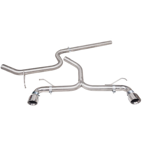 VW Golf GTD (Mk7) 2.0 TDI (5G) (14-17) GTI Style Cat Back Performance Exhaust - Cobra Sport