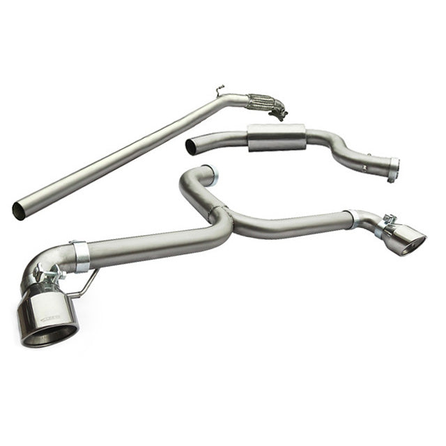 VW Golf GTI (MK6) 2.0 TSI (5K) (09-12) Venom Box Delete Race Turbo Back Performance Exhaust - Cobra Sport