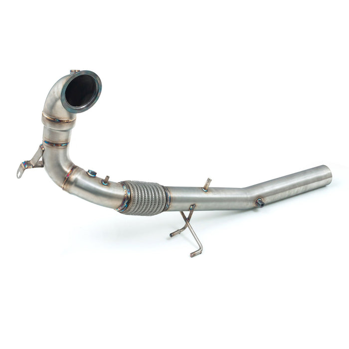 VW Golf R (Mk8) 2.0 TSI (21>) Front Downpipe Sports Cat / De-Cat Performance Exhaust - Cobra Sport