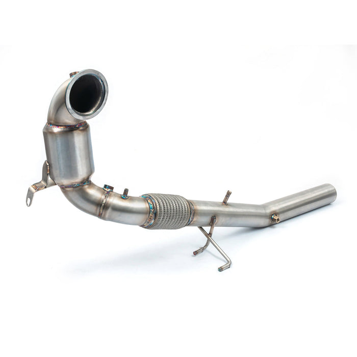 VW Golf R (Mk8) 2.0 TSI (21>) Front Downpipe Sports Cat / De-Cat Performance Exhaust - Cobra Sport