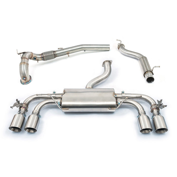 VW Golf R (Mk8) 2.0 TSI (21>) Valved Turbo Back Performance Exhaust - Cobra Sport