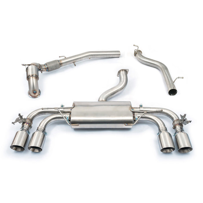VW Golf R (Mk8) 2.0 TSI (21>) Valved Turbo Back Performance Exhaust - Cobra Sport