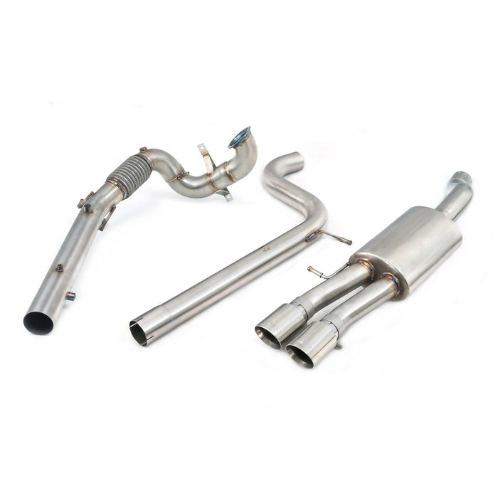 VW Polo GTI (AW) Mk6 2.0 TSI (19-21) Turbo Back Performance Exhaust - Cobra Sport