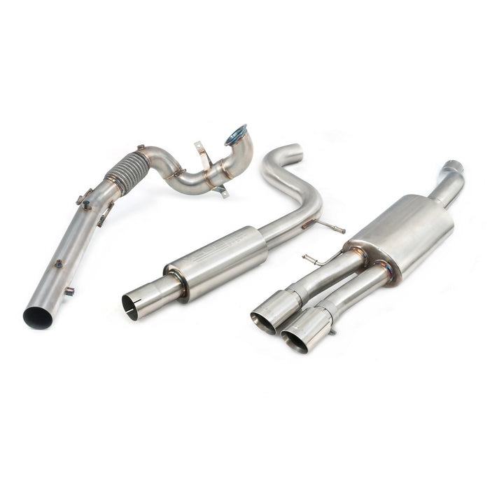 VW Polo GTI (AW) Mk6 2.0 TSI (19-21) Turbo Back Performance Exhaust - Cobra Sport
