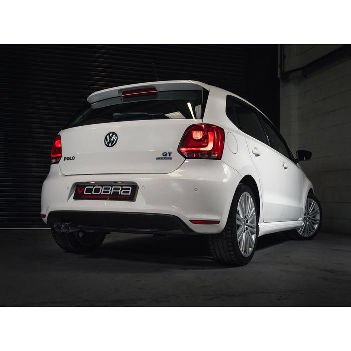 VW Polo BlueGT (6R) 1.4 TSI (12-13) Cat Back Performance Exhaust - Cobra Sport