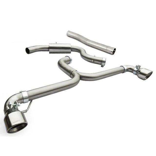 VW Scirocco R 2.0 TSI (09-18) Venom Box Delete Race Cat Back Performance Exhaust - Cobra Sport