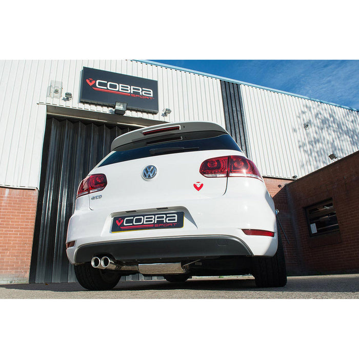 VW Golf GT (MK6) 2.0 TDi 140PS (5K) (09-13) Cat Back Performance Exhaust - Cobra Sport