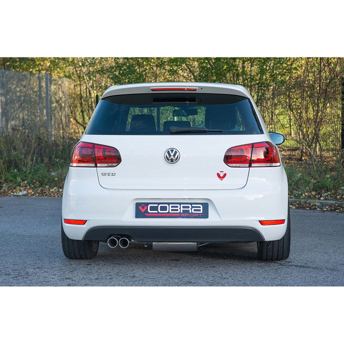 VW Golf GT (MK6) 2.0 TDi 140PS (5K) (09-13) Cat Back Performance Exhaust - Cobra Sport
