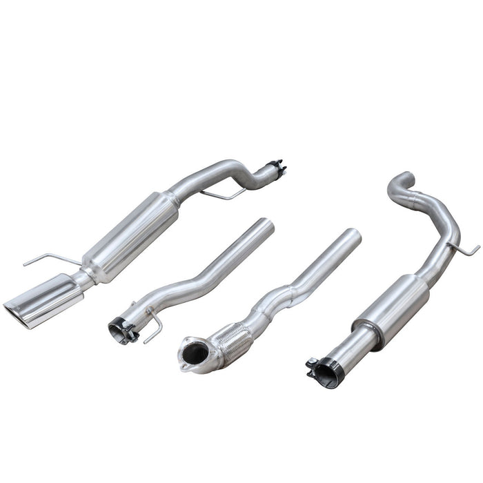 Vauxhall Corsa E 1.0 Turbo (15-19) Cat Back Performance Exhaust - Cobra Sport