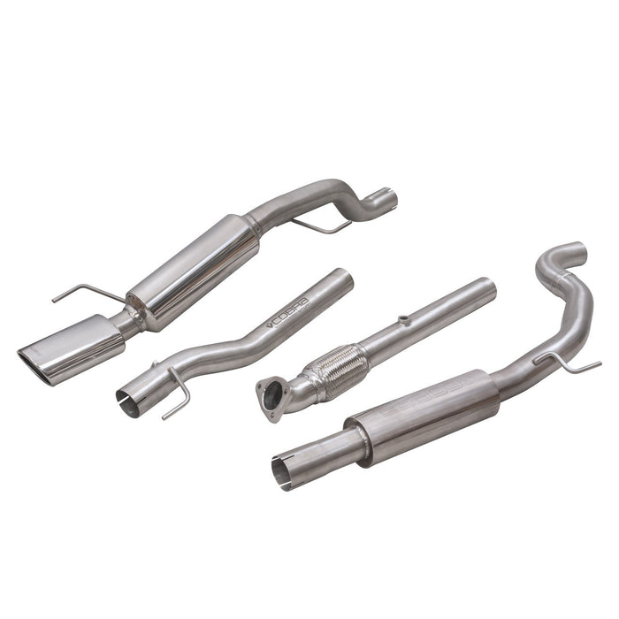 Vauxhall Corsa E 1.4 Turbo (15-19) Cat Back Performance Exhaust - Cobra Sport