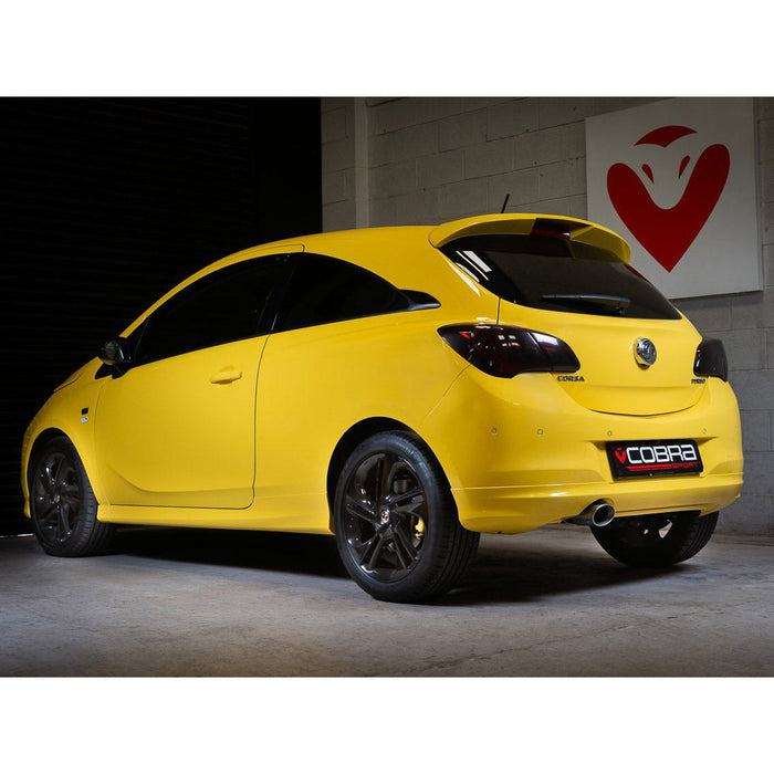 Vauxhall Corsa E 1.0 Turbo (15-19) Rear Box Section Performance Exhaust - Cobra Sport