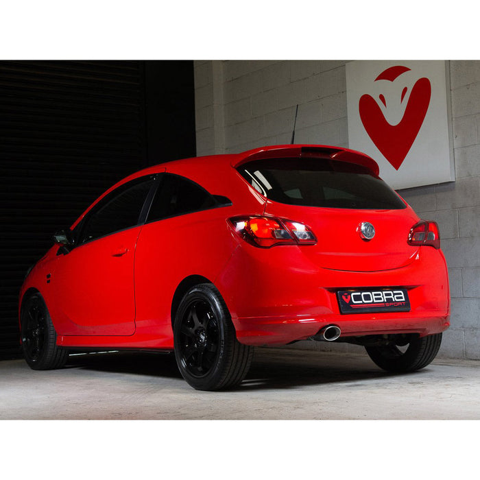 Vauxhall Corsa E 1.4 N/A (15-19) Rear Box Section Performance Exhaust - Cobra Sport