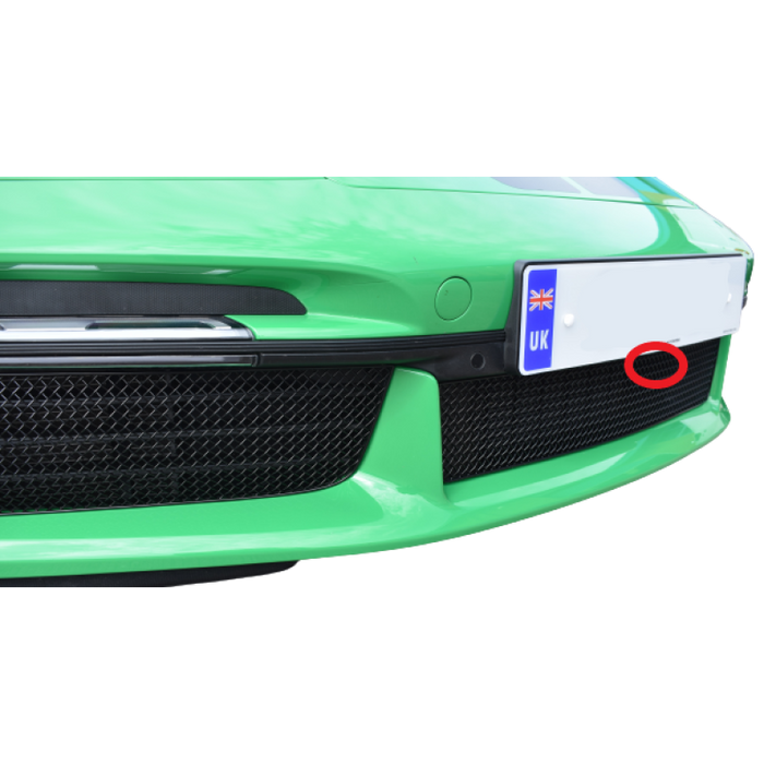 Porsche 992 Turbo S - Front Grille Set With Front Driving Camera - Zunsport