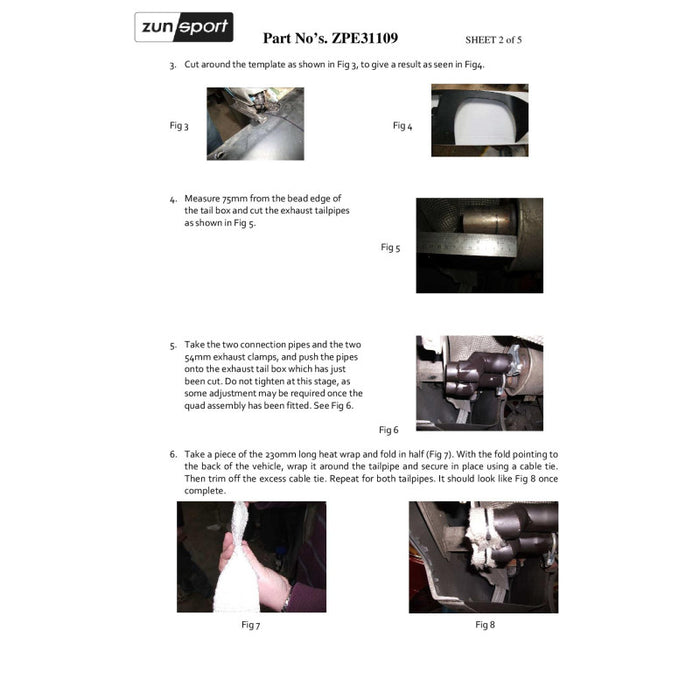 Peugeot Rcz Quad Exhaust Conversion - 2.0 Hdi 163Hp - Zunsport