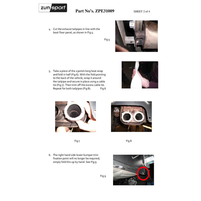 Peugeot Rcz Quad Exhaust Conversion - 1.6 200Hp - Zunsport