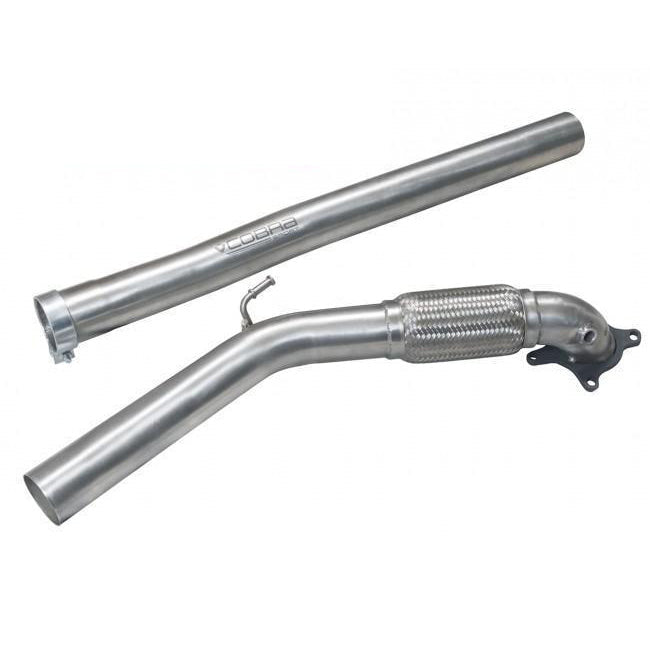 Audi A3 (8P) 2.0 TFSI Quattro (3 Door) Front Pipe Sports Cat / De-Cat Performance Exhaust - Cobra Sport