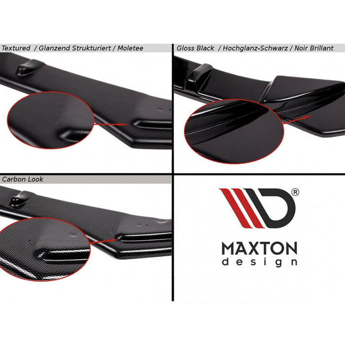 Maxton Design Side Skirt Splitters finish options for the Audi S1