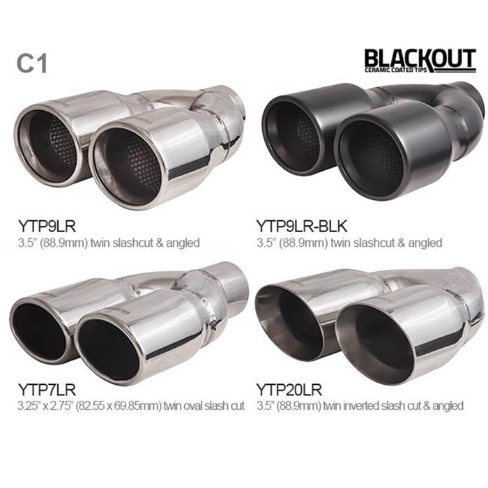 Cobra Sport Cat Back Exhaust System Tailpipe Options