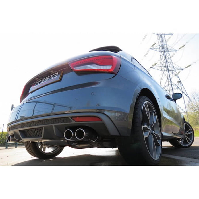 Cobra Sport Cat Back Exhaust System on the Audi S1