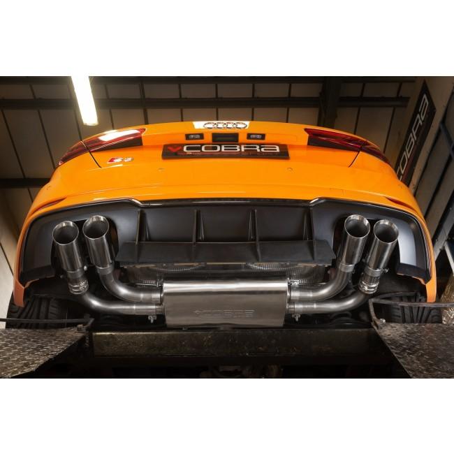 Audi S3 (8V) 3 Door (Valved) (13-17) Cat Back Performance Exhaust - Cobra Sport