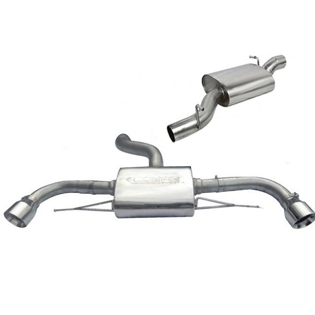 Audi TT (Mk2) 3.2 V6 Coupe (2007-11) Cat Back Performance Exhaust - Cobra Sport