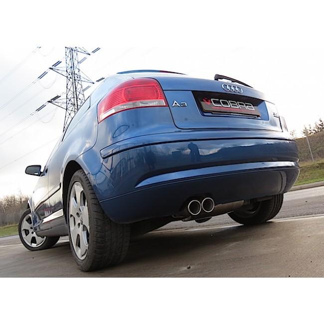 Audi A3 (8P) 3.2 V6 Quattro Cat Back Performance Exhaust - Cobra Sport