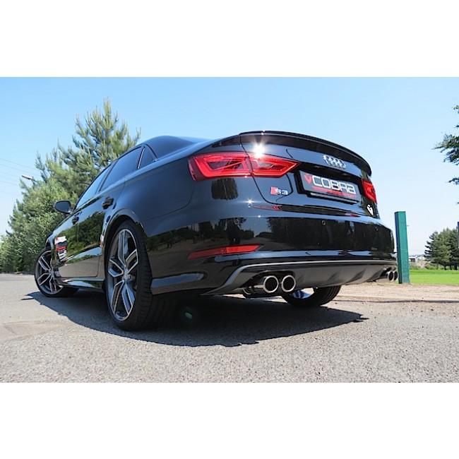 Audi S3 (8V) Saloon (Non-Valved) (13-18) Turbo Back Performance Exhaust - Cobra Sport