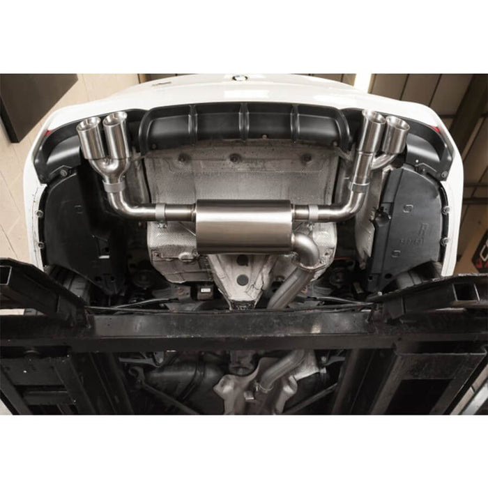 Cobra Sport Quad Exit Rear Exhaust On The BMW 335d