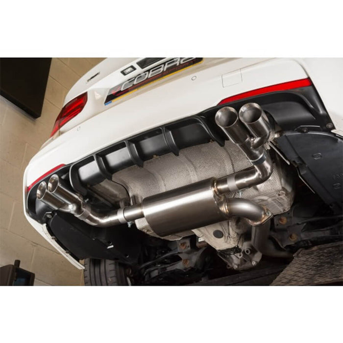 Cobra Sport Quad Exit Rear Exhaust On The BMW 335d