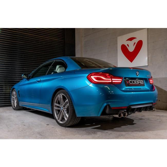 BMW 425D (F32/F33/F36) Quad Exit M4 Style Performance Exhaust Conversion - Cobra Sport