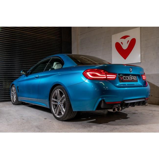 BMW 420i (F32/F33/F36) (13-20) Quad Exit M4 Style Performance Exhaust Conversion - Cobra Sport
