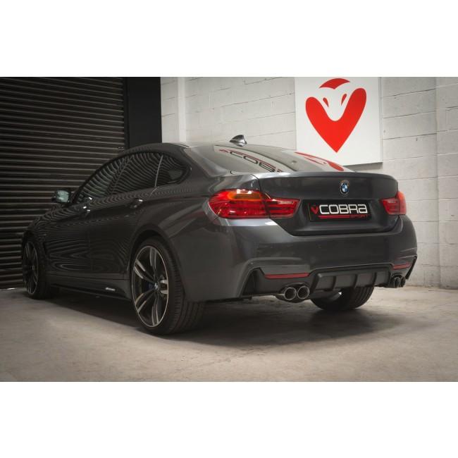 BMW 430D (F32/F33/F36) (13-20) Quad Exit M4 Style Performance Exhaust - Cobra Sport