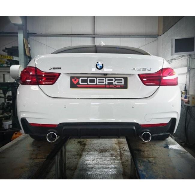 BMW 435D (F32/F33/F36) 440i Style Dual Exit Exhaust Conversion - Cobra Sport