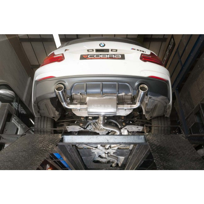 Cobra Sport Non Resonated Cat Back Exhaust - BMW M235i F22