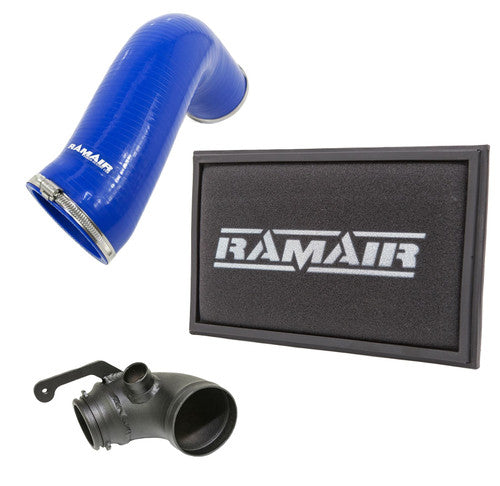 RPF-3129-RIP-BL-TI - Panel Air Filter Intake Pipe Air Hose & Turbo Elbow - A3 S3 TSI MQB - RAMAIR