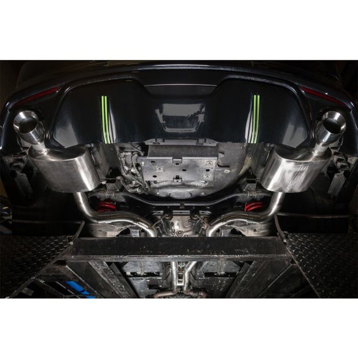 Cobra Sport Rear Boxes Cat Back Exhaust - Ford Mustang GT 5.0 V8