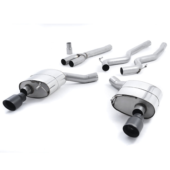 Milltek Sport Quad Outlet Cat Back - Ford Mustang 2.3 EcoBoost