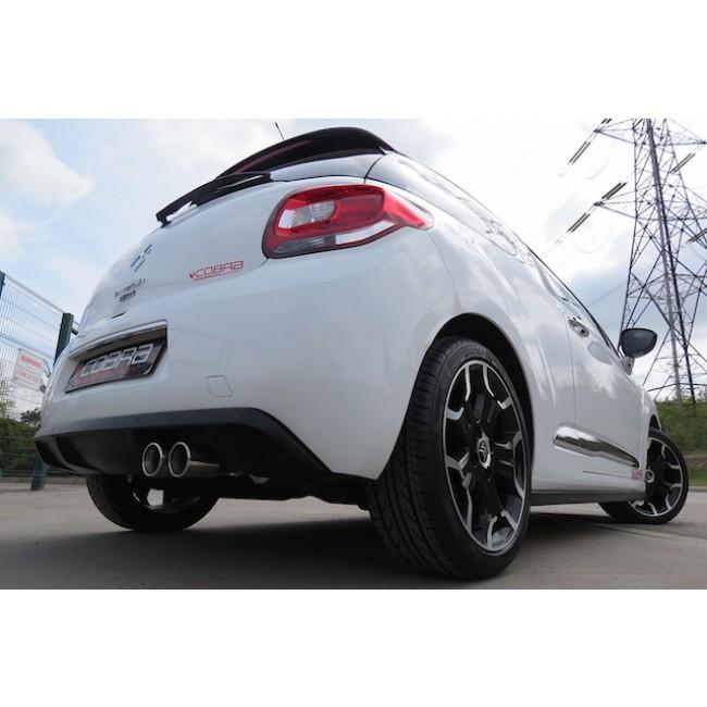 Citroen DS3 1.6 THP Cat Back Performance Exhaust - Cobra Sport