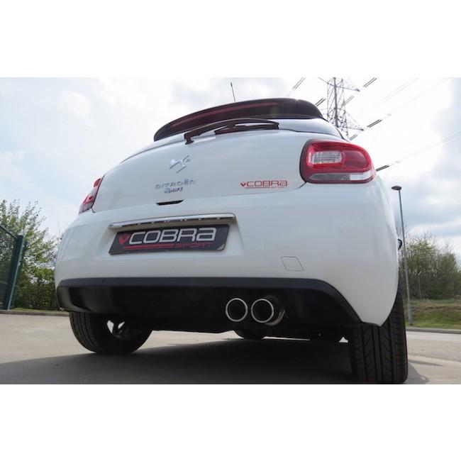 Citroen DS3 1.6 THP Cat Back Performance Exhaust - Cobra Sport