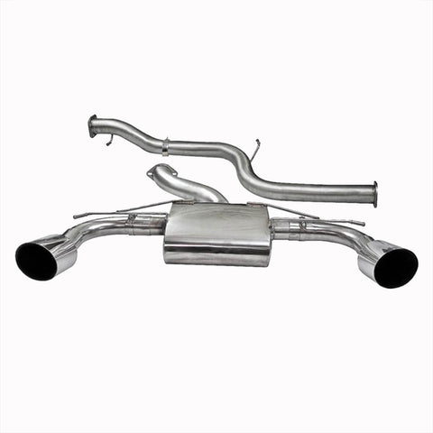 Cobra Sport Non Resonated Cat Back Exhaust for the Ford Focus RS Mk2