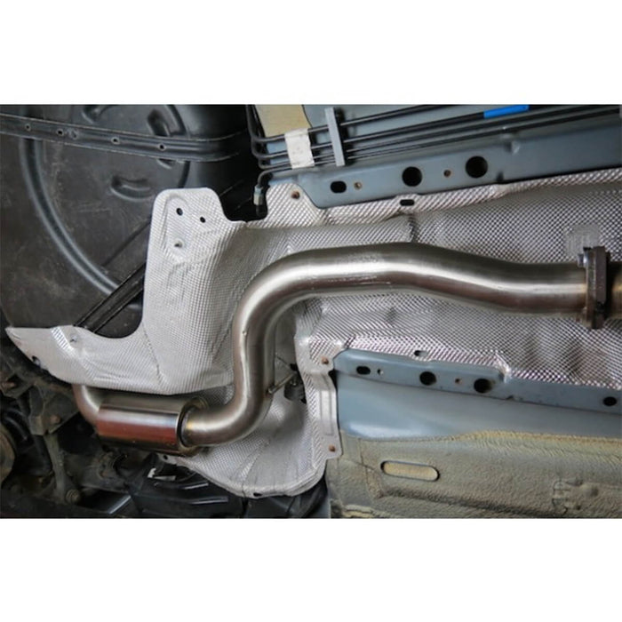 Cobra Sport Cat Back Exhaust on the Ford Focus RS Mk2