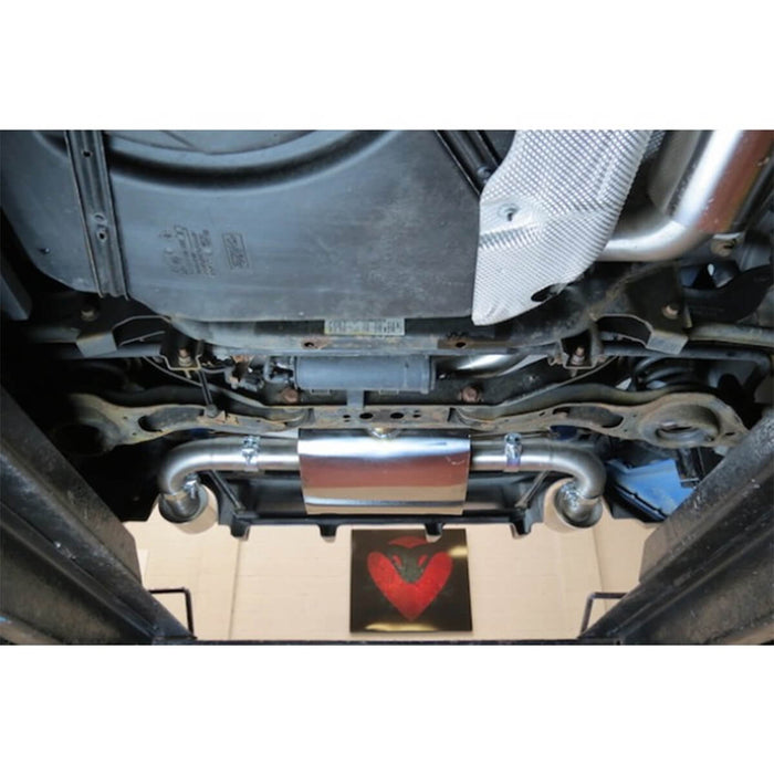 Cobra Sport Cat Back Exhaust on the Ford Focus RS Mk2