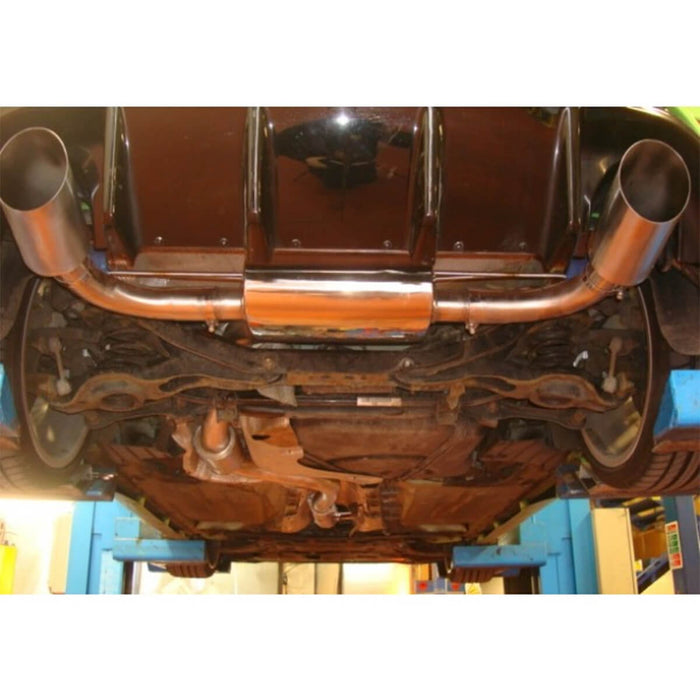 Cobra Sport Cat Back Exhaust on the Ford Focus RS Mk2